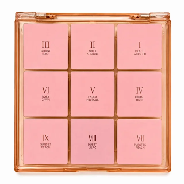 پالت سایه ۹ رنگ ANYLADY Glow Peach