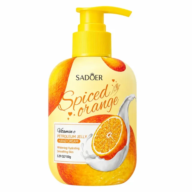 کرم دست SADOER Spiced Orange حاوی ویتامین C حجم ۱۵۰ گرم
