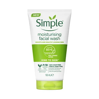 ژل شستشو صورت مدل moisturizing سیمپل -حجم 150میل