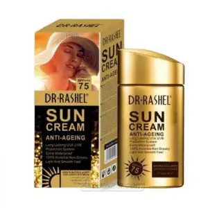 کرم ضد آفتاب بدون رنگ دکتر راشل DR.RASHEL با spf75 - حجم 60 گرم