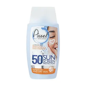 کرم ضد آفتاب بی رنگ پیکسل مناسب پوست خشک و حساس - حجم 50 میلی لیتر