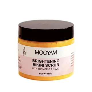 اسکراب روشن کننده بیکینی مویام MOOYAM مدل زردچوبه - حجم 150 گرم