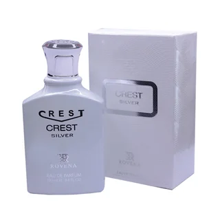 ادوپرفیوم مردانه روونا Rovena مدل crest silver - حجم 100 میلی لیتر