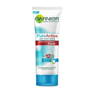 فوم شستشو صورت ضد جوش گارنیه مدل Pure Active - حجم 100 میلی لیتر