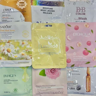 پک اقتصادی ماسک ورقه ای صورت - بسته 10 عددی و رندوم