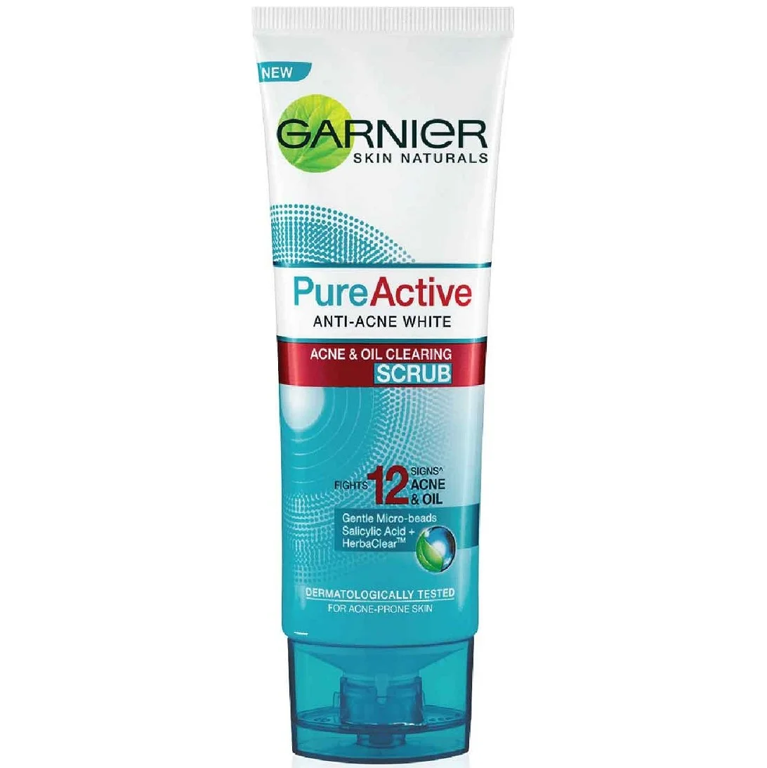 اسکراب صورت ضد جوش گارنیه مدل Pure Active - حجم 100 میلی لیتر