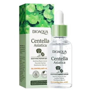 سرم کوچک کننده منافذ بیوآکوا مدل centella asiatica - حجم 30 میلی لیتر