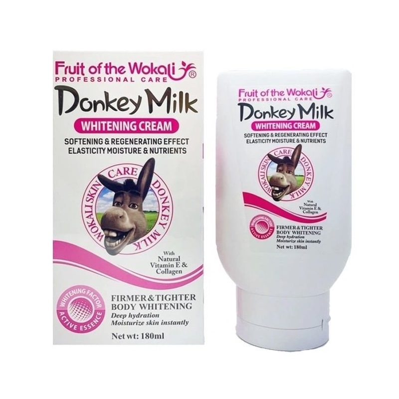 کرم سفید کننده و آبرسان شیر الاغ وکالی - حجم 180 میلی لیتر