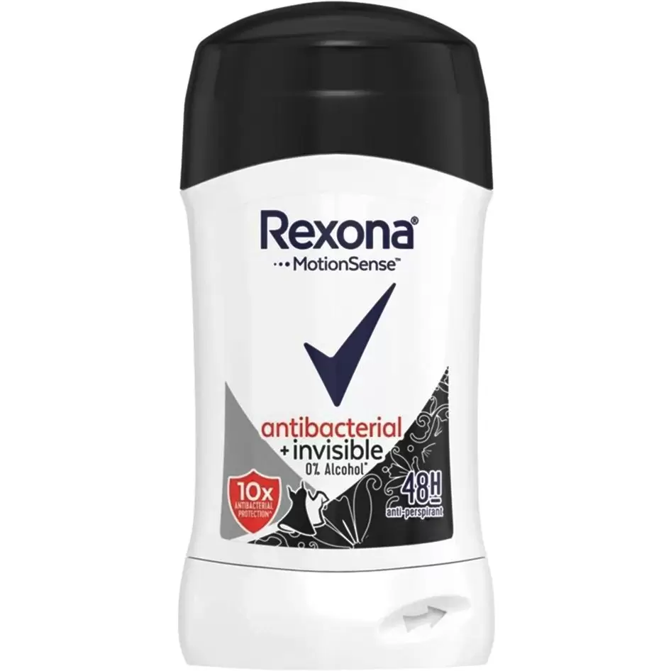 استیک ضد تعریق رکسونا مدل Antibacterial Invisible - حجم 40 گرم