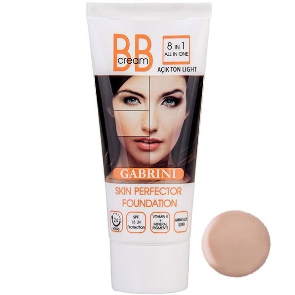 بی بی کرم ۸ کاره گابرینی با spf15 - رنگ لایت
